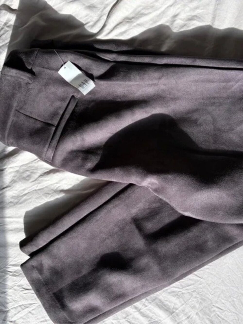GAP brown suede trousers
